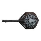 Cuesoul Integrated Dart Shaft And Flights 6 Pcs Standard Shape-white Skull 28mm