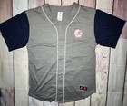 Vintage New York Yankees Logo Athletic Jersey Size Large Cotton Poly Blend