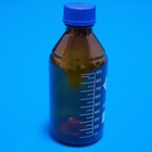 Amber Brown Lab Glass Reagent Bottle With Autoclave Cap 1000 Ml  250 Ml  100 Ml