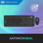 Adesso Wireless Desktop Keyboard And Mouse Keyboard And Mouse Combo - Black