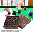 50 Pcs 13mm Cowhide Billiard Cue Tips - Brown Red Billiard Pool Cue Stick Tips