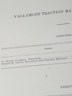 1901 Electric Streetcar Document Vallamont Drive Traction Railway Williamsport 