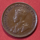 1929 Canada 1 One Cent Coin - George V - Small Canadian Bronze 1 One Penny - Fff