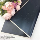 20 Sheets Gold Edge Flower Wrapping Paper Florist Bouquet Supplies Waterproof   