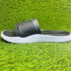 Adidas Alphabounce Slide 2 0 Mens Size 13 Black White Beach Outdoor Sandals