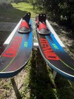 Connelly Laser 64 Waterskis Pair W  Red black Bindings With Bindings