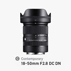 Sigma F2 8 Dc Dn Canon Rf Mount Contemporary Lens With Hard Case Bundle