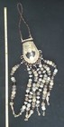 Antique Filipino Glass Beads Medicine Pouch T boli Tboli Brass Art Philippines