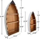Wood Boat Shelf Wall Decor  Decorative Standing Boat Shelves Tabletop Home Decor