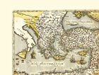 Historic Map - Middle East Mediterranean - Ortelius 1570 - 23 X 30