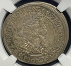Hungary 1688 Madonna   Child 15k Silver 15 Krajczar Jesus Medieval Coin Ngc Vf35
