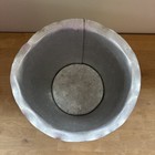 Vintage Wendell August Forge Pine Cone Waste Basket Hammered Aluminum  10  Tall