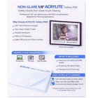 Acrylic Glass Non Glare Sheet Shatterproof 90  Uv Protected Reflection Control