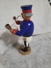 Vntg Erzgebirge Wood Smoker Postman  Incense Burner Germany Hand Painted 8 ht