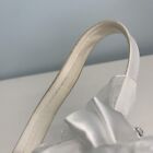 Bowknot Silk Cloth Wedding Ceremony Party Rose Flower Girl Basket White 5 