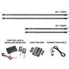 Ledglow 4pc Million Color Led 12v 4-seater Golf Cart Underglow Neon Lights Kit