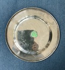 Vtg W m  Rogers Silver Plated Serving Plate Detailed Etchings Hallmarked 10 25   