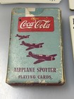 Vtg  Rare 1940 s  Wwii  Coca-cola  Complete Deck Playing Cards Airplane Spotter