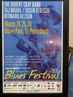 2000 Tampa Bay Blues Festival Poster Robert Cray Taj Mahal Susan Tedeschi Framed