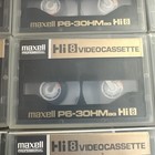 Maxell Hi8 Video Tape 10 Pack Professional Hq P6-130hm Camcorder Blank Cassette