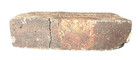 Old Antique   Vintage St Louis Fire Brick   Clay Co Bqm 1880-1920 Purple red