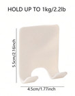 1pc Adhesive Shaver Hook - Punch-free Wall Hanger For Bathroom   Home Use-new