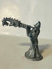 Pewter Dragon Figurine Wizard Rawcliffe Signed Spoontiques Telescope Gem Dungeon