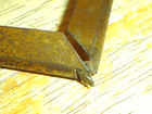 Original 1963 Pam 15  Square Advertising Clock Trim Ring   Bezel Part Vintage