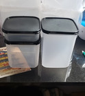 Tupperware Modular Mates Square Containers 6 Piece Set Size  1  2  3 Brand New