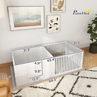 Whelping Box For Dogs With Waterproof Pee Pad  Adjustable Door