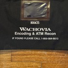 Wachovia Encoding   Atm Recon Bank Bag  17    X 19     Zipper Pull Broken missing