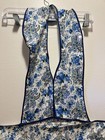 Vtg 1960   s Full Bib Apron Kitchen Floral Pattern Heart Packet New With Tag