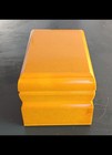 Caf Srl Yellow Lacquered Solid Wood Cinerary Urn