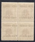 Momen  North Borneo Sg  227 14mm Block 1918 Mint Og Nh   220   Lot  65289