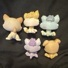 Littlest Pet Shop Dog And Puppies 5 Figure  Lot