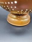 Vintage Solid Copper Colander Strainer Brass Handles Country Kitchen Korea 9 