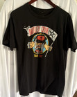 Motley Crue 1987 Tour Black Graphic T-shirt Tee Size Large L Nikki Sixx Rock