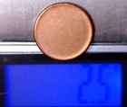 Error Blank Un Struck Lincoln Cent Bu Coin Unstruck 1 Coin Lot   Nr