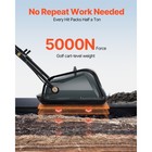 Uimoso 130w Electric Plate Compactor With 5kn Force And 3 9in Compaction Depth