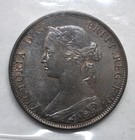 1864 Nova Scotia One Cent Iccs Graded Ms-62