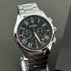 Bulova Wilton 96b288 Classic Black Dial Chronograph Quartz Men s Watch 46 5mm