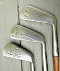 Excellent Hickory Player Wood Shaft Scottish Iron Set