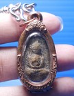Phra Kru talisman thai  Buddha pendant rare powerful Amulet temple  Magic safe