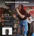 4-channel Wireless Microphone System  Uhf Compact Cordless Mic Set W  4x10 