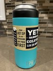 New  - Yeti 12oz Colster Slim Can Insulator Aquifer Blue Koozie Coozie