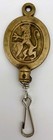 Vintage Hotel Bayerischer Bayrhof Munich Room metal Brass Lion Key Fob 1960-70 s