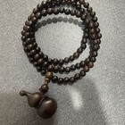 Agarwood Gourd Pendant 108 Bead Necklace Bracelet Unisex Car Hanging