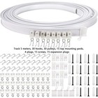 Ceiling Curtain Track Window Rod Rail System Flexible Curve Divider Rv Privacy