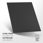 100 Pack 12 Mil Sand-textured Polycover - Plastic Binding Cover For Letter Size