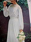 Vogue 2017 Dress Gown Bridal Wedding Sewing Pattern Ladies 12 Uc Vtg Bellville